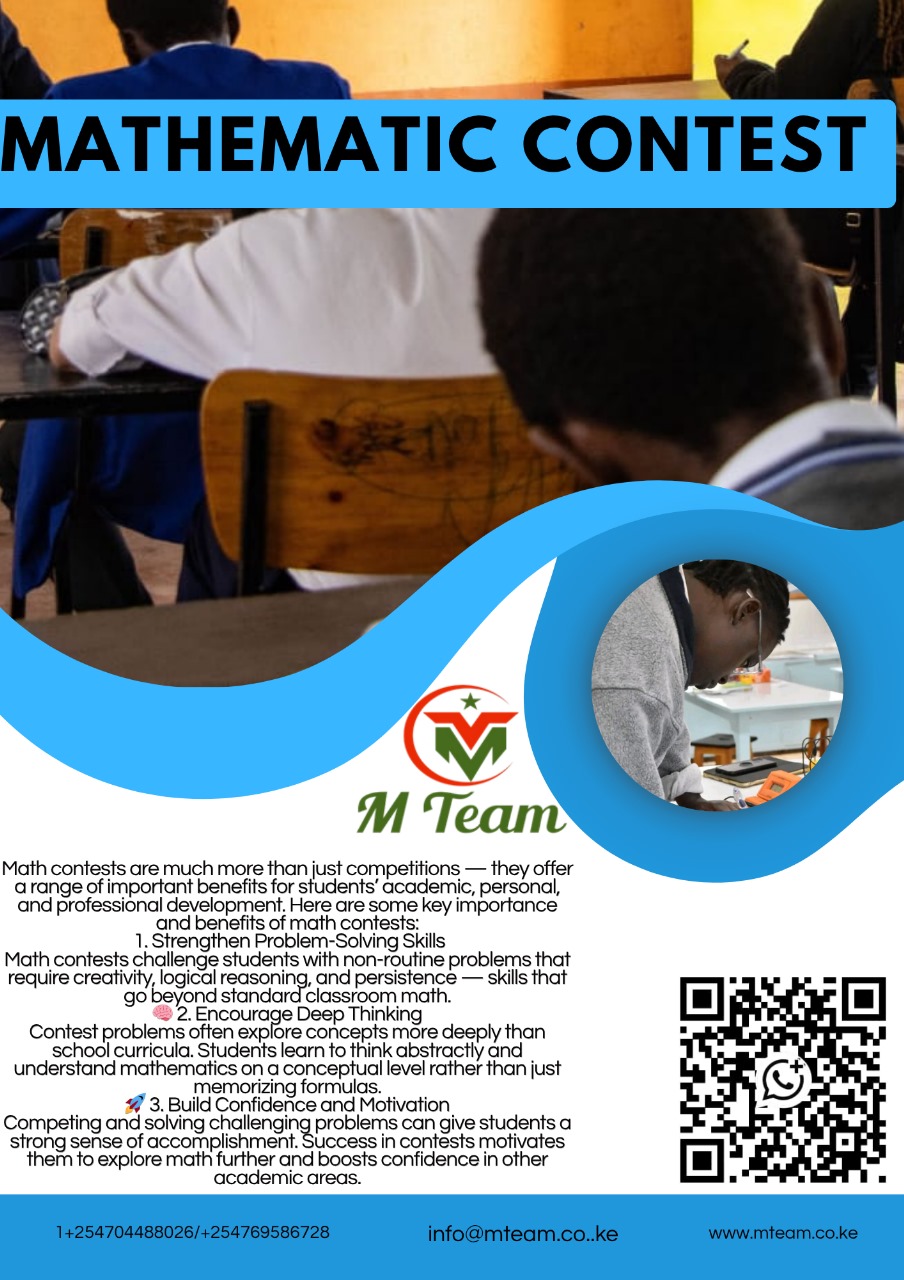 MTeam Mathematics Contest in Kenya
